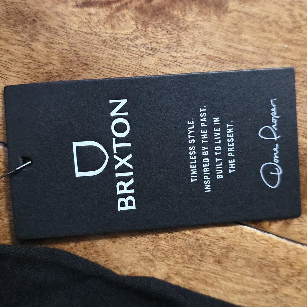 NWT Men's Brixton Rival II S/S Standard T-Shirt. Size Small and Color Black - Picture 3 of 6
